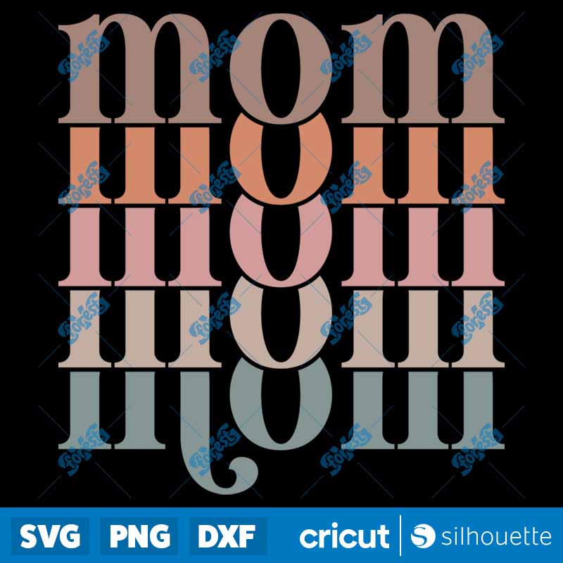 Mom Stacked SVG