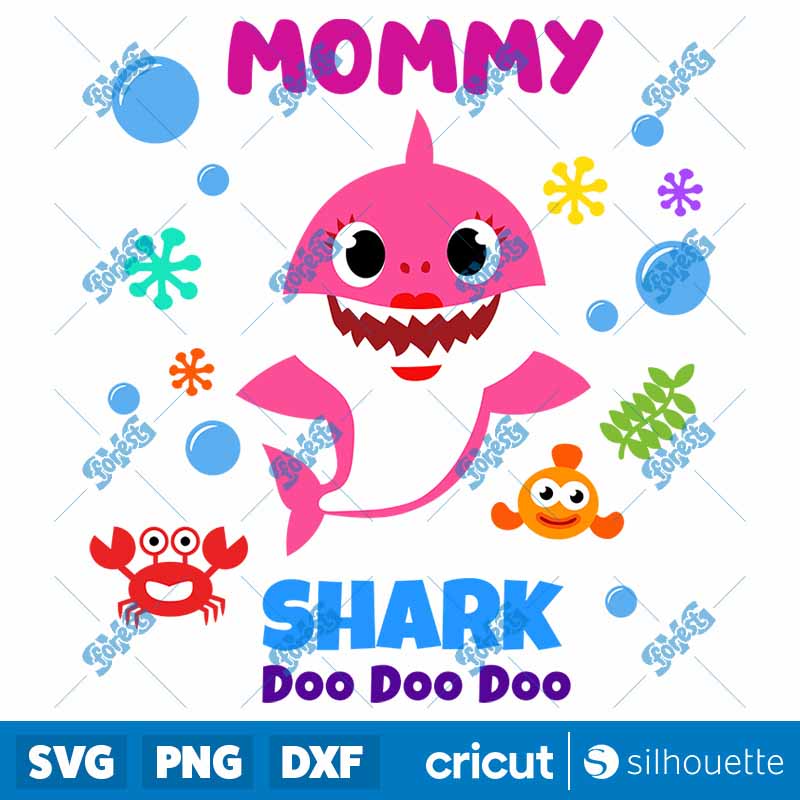 Mommy Shark SVG