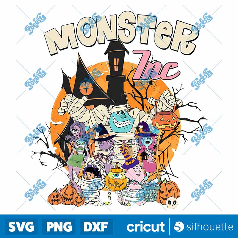 Monster Inc Halloween Horror
  Characters PNG