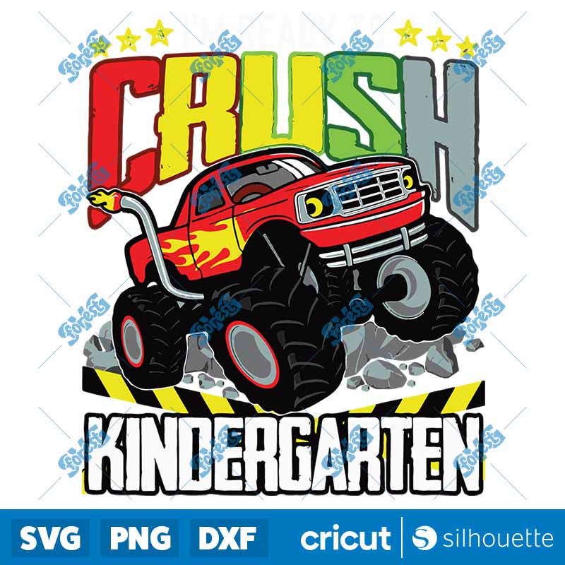 Monster Truck Ready To Crush
Kindergarten Back To School SVG