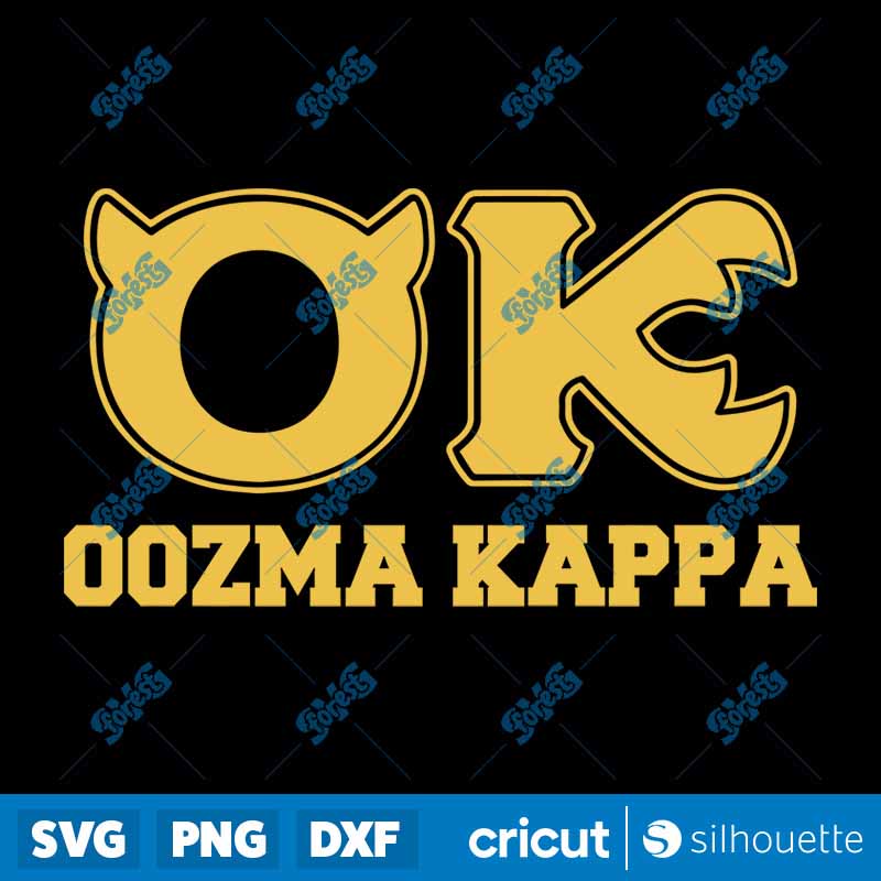 Monsters University Ok Oozma
Kappa SVG