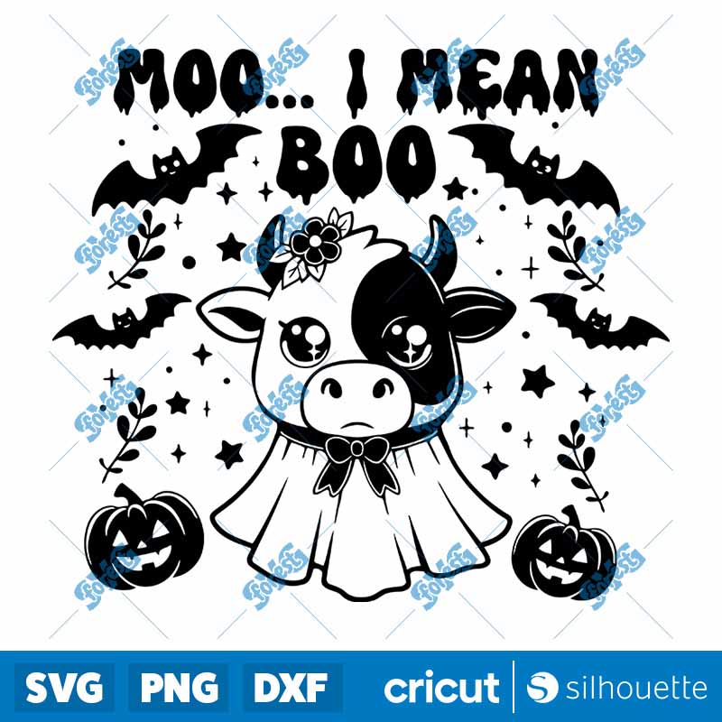 Moo I'mean Boo SVG