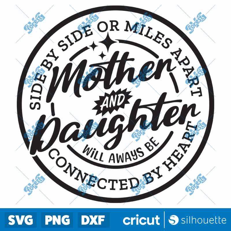 Mother And Daughter SVG