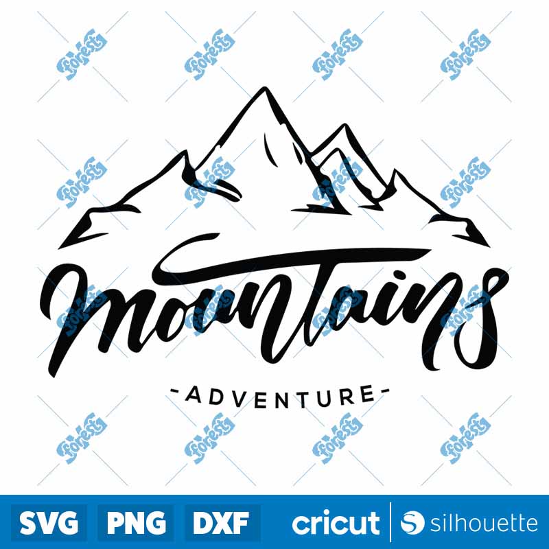 Mountains Adventure SVG