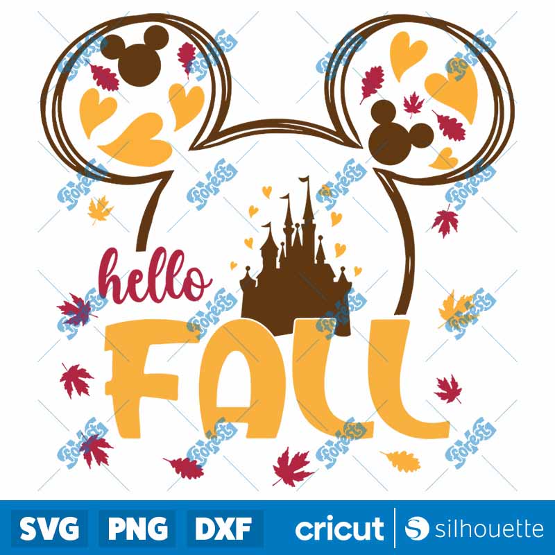 Mouse Fall Pumpkin SVG