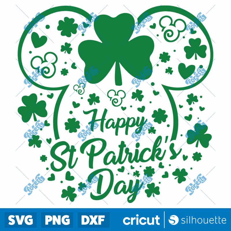 Mouse St Patricks Day SVG