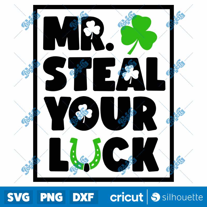 Mr Steal your luck SVG