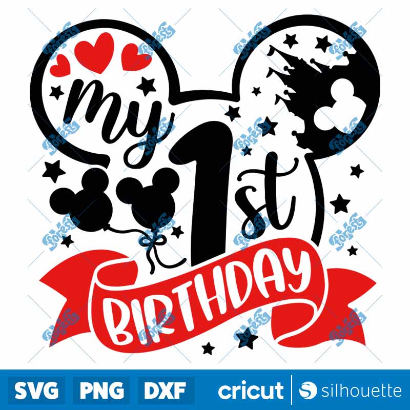 My 1st Birthday SVG