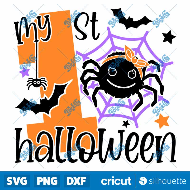 My 1st Halloween Girl SVG