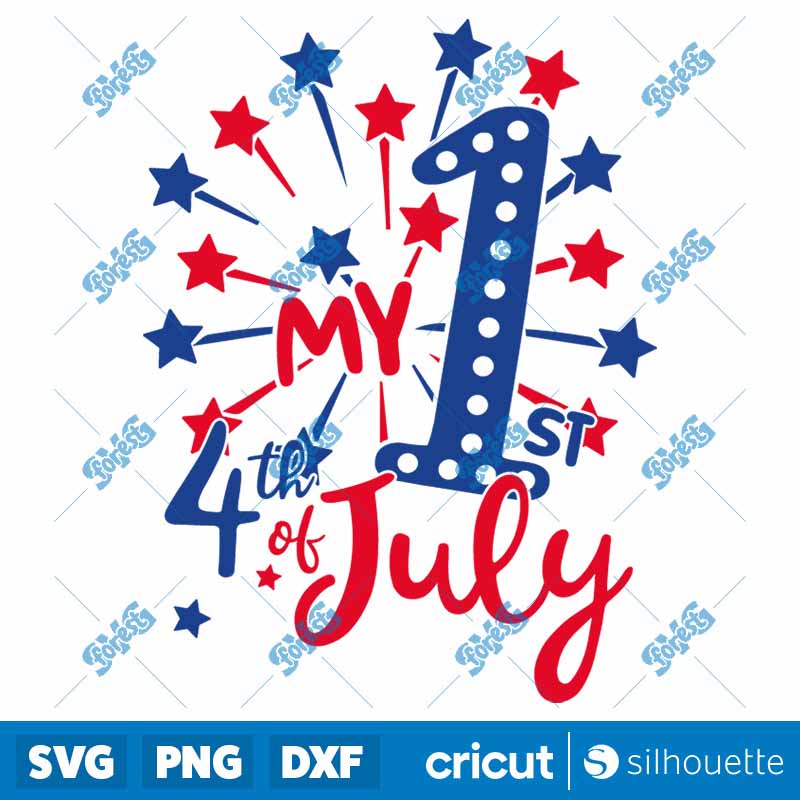 My First 4th of July SVG