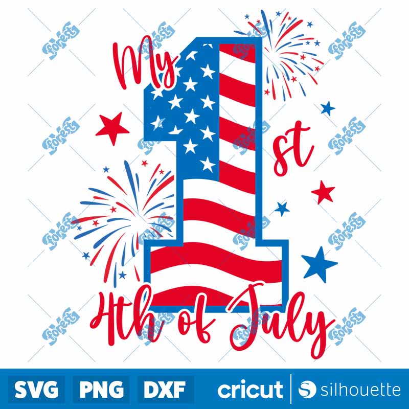 My First 4th of July SVG