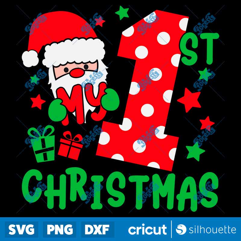 My First Christmas SVG