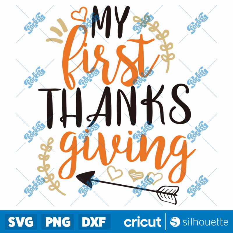 My First Thanksgiving SVG