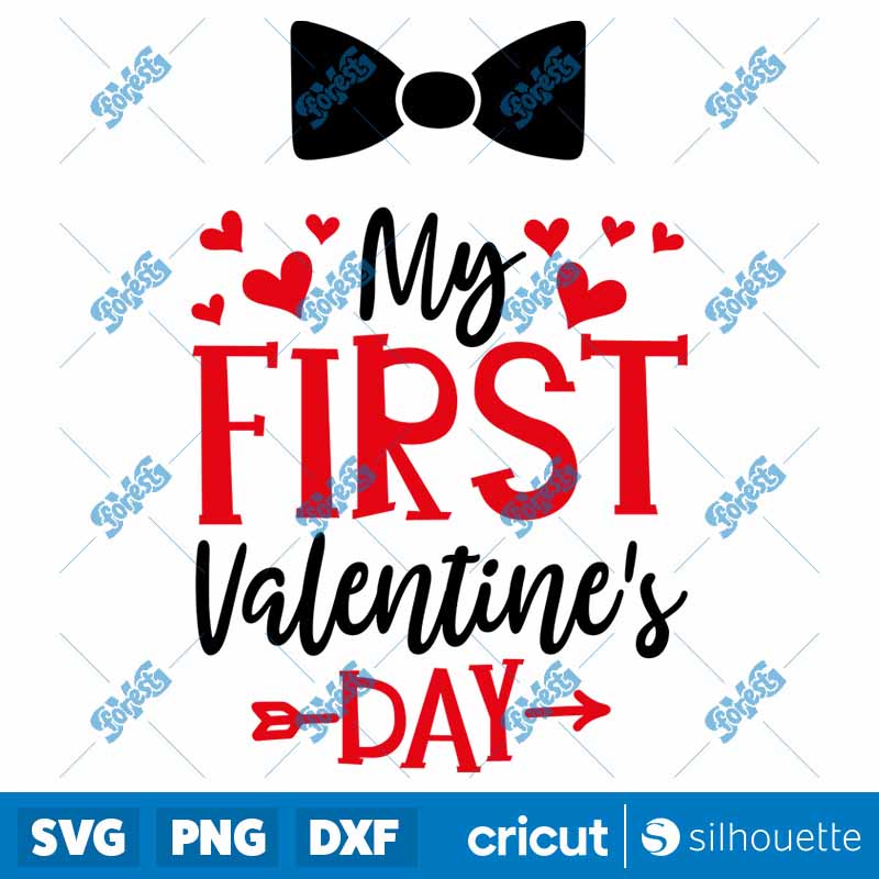 My first Valentine?s Day for
  Boys SVG