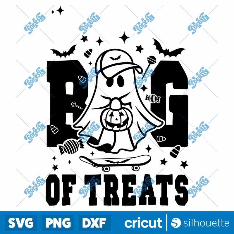 Name Bag Of Treats SVG