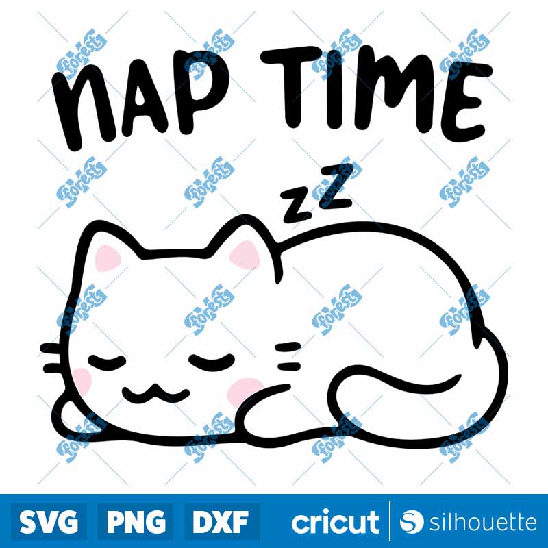 Nap Time Cat SVG