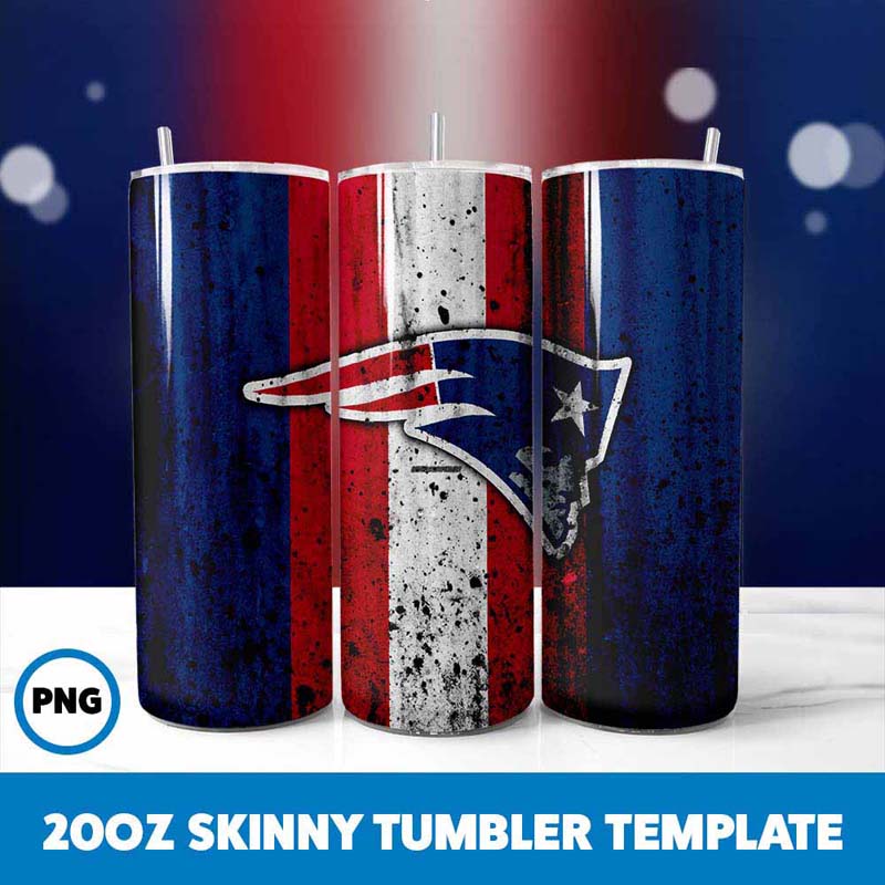 New England Patriots Football
  Team Tumbler Wrap