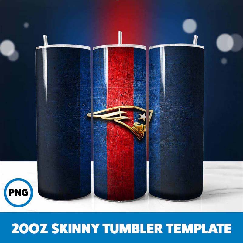 New England Patriots Football
  Team Tumbler Wrap