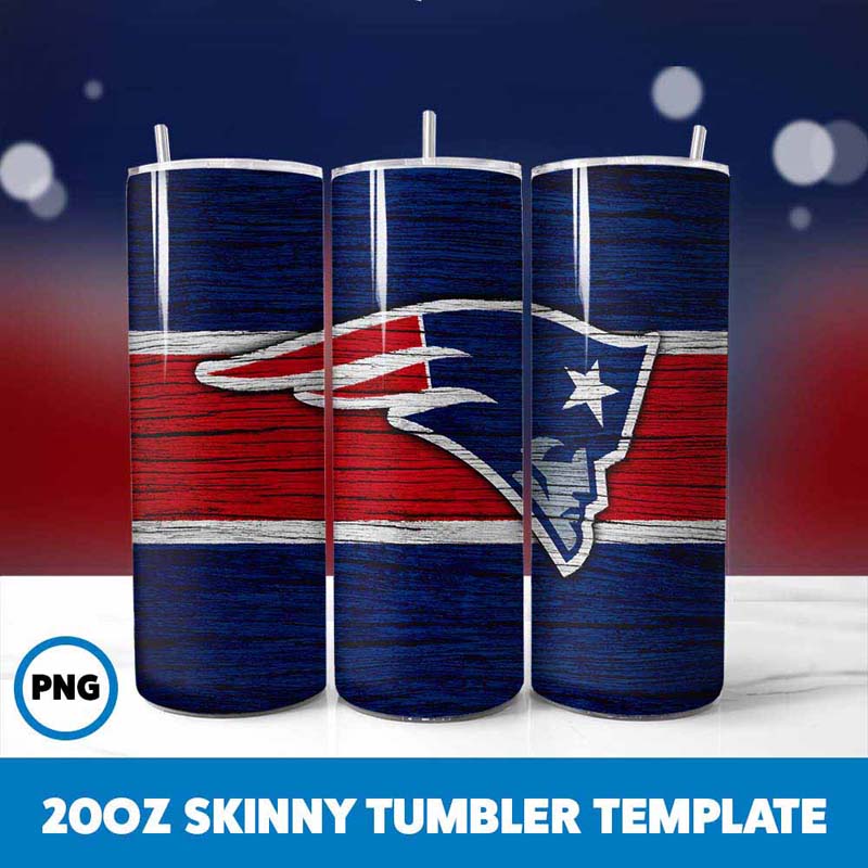 New England Patriots Football
  Team Tumbler Wrap