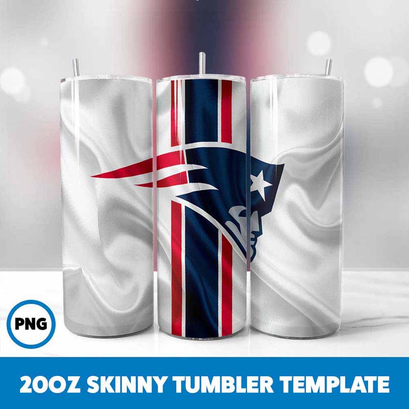 New England Patriots Football
  Team Tumbler Wrap