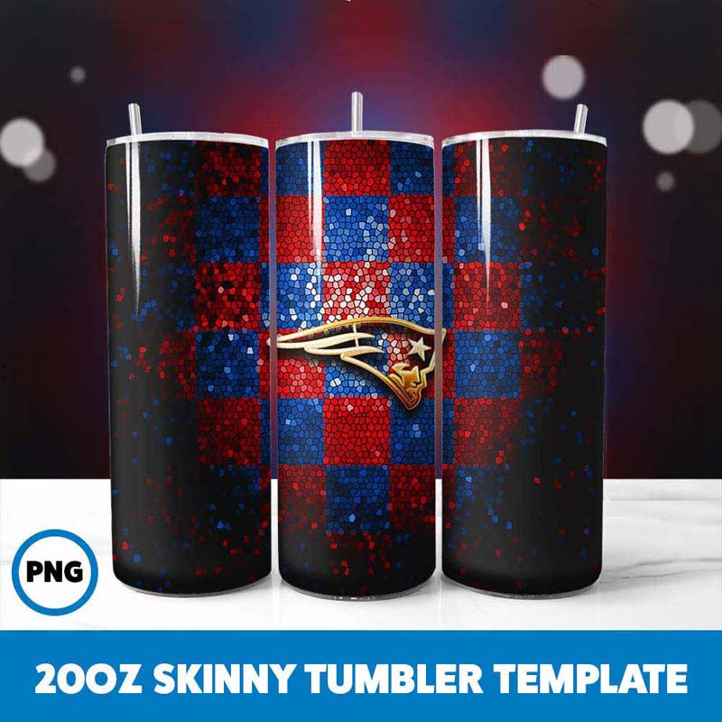 New England Patriots Football
  Team Tumbler Wrap