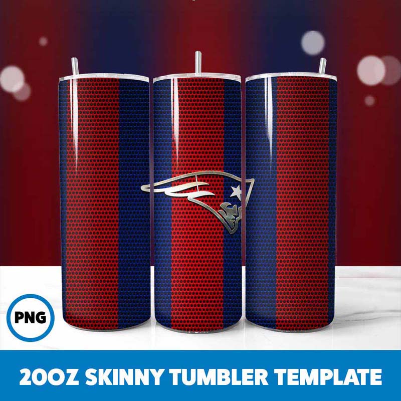 New England Patriots Football
  Team Tumbler Wrap