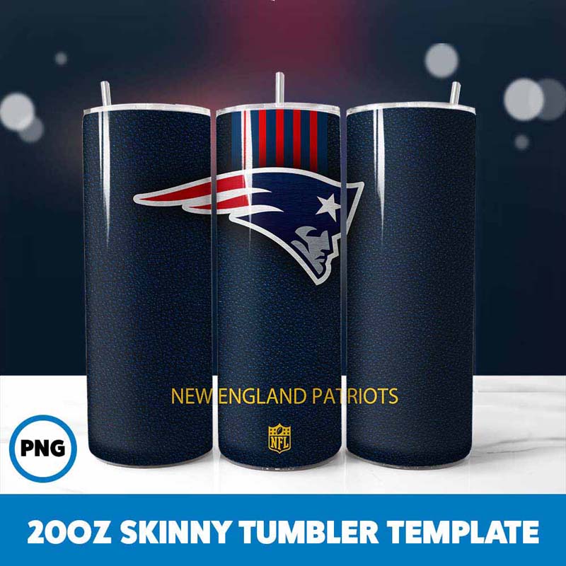 New England Patriots Football
  Team Tumbler Wrap