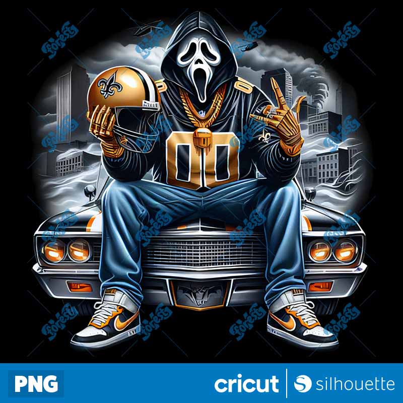 New Orleans Saints Movie Ghost
  Car NFL PNG