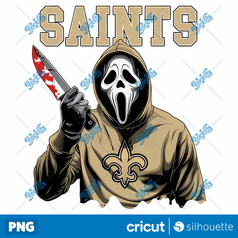 New Orleans Saints Movie
  Ghostface NFL PNG