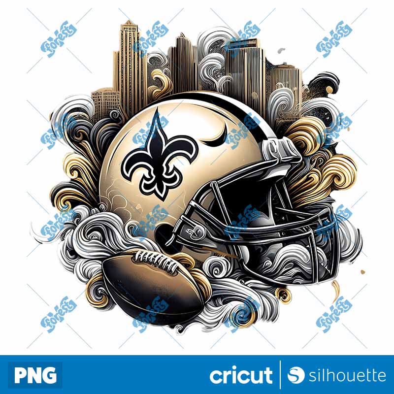 New Orleans Saints NFL Helmet
  PNG