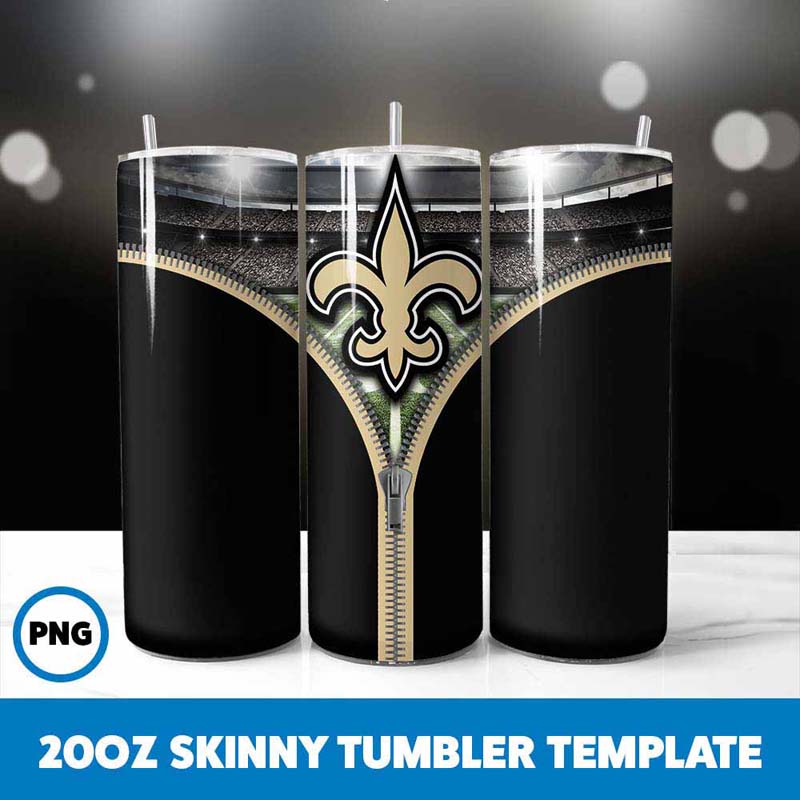 New Orleans Saints Zipper
  Tumbler Wrap