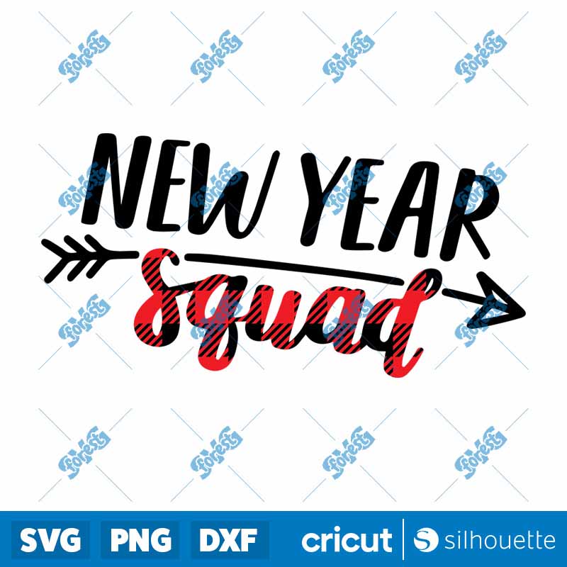 New Year Squad SVG