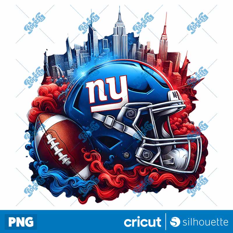 New York Giants NFL Helmet PNG