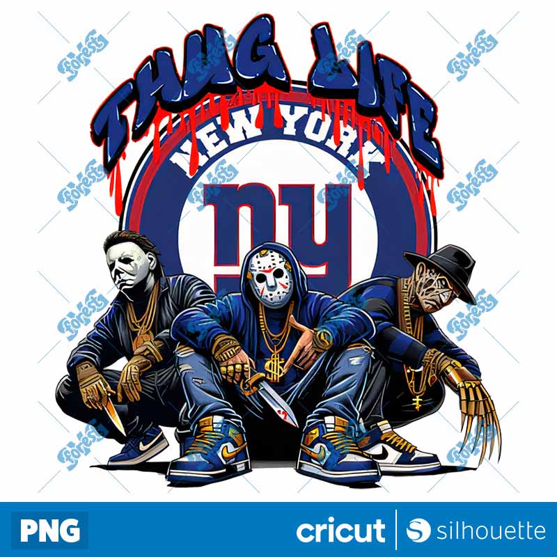 New York Giants Thug Life
  Horror NFL Football PNG