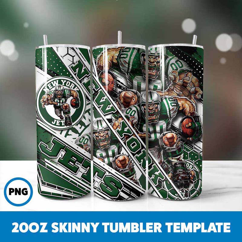 New York Jets Mascot Tumbler
  Wrap