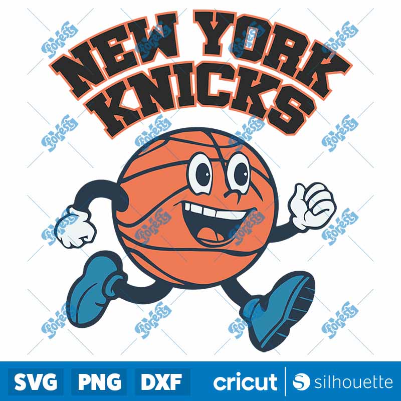 New York Knicks Basketball
  Running SVG