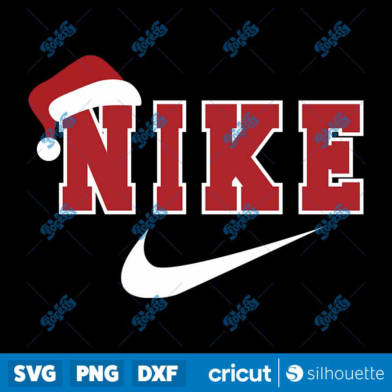 Nike Santa Hat SVG