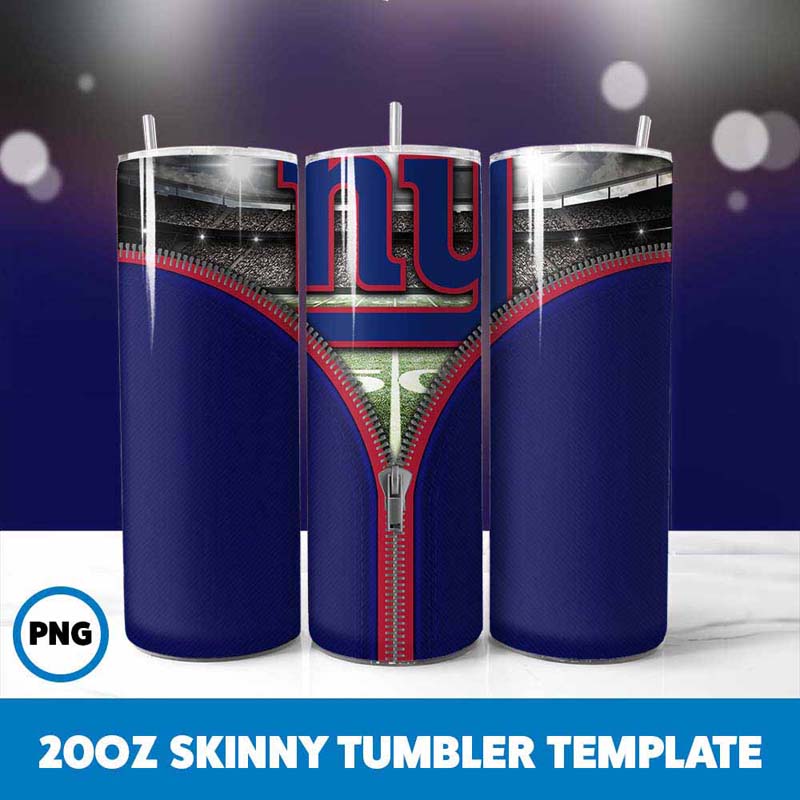 NY Giants Zipper Tumbler Wrap