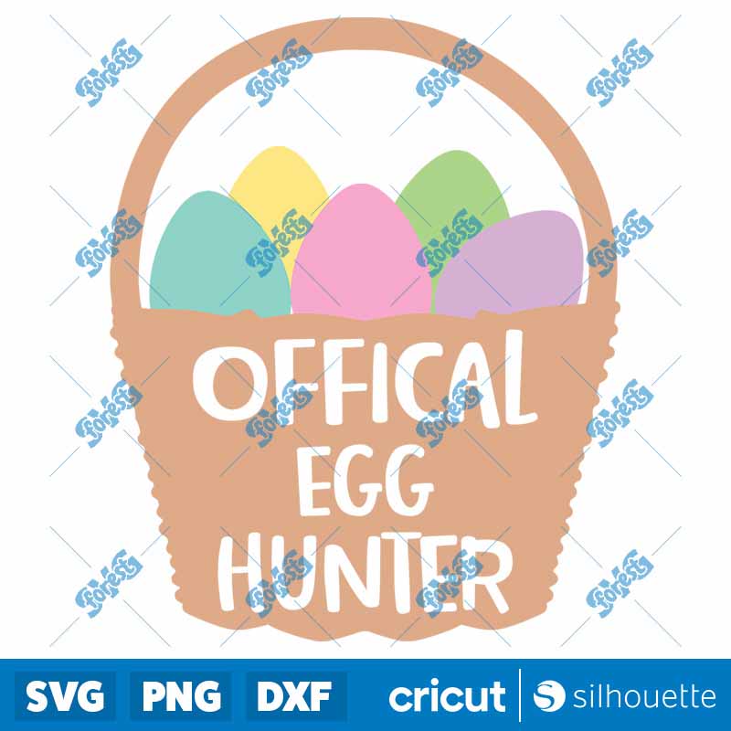 Offical Egg Hunter Basket SVG