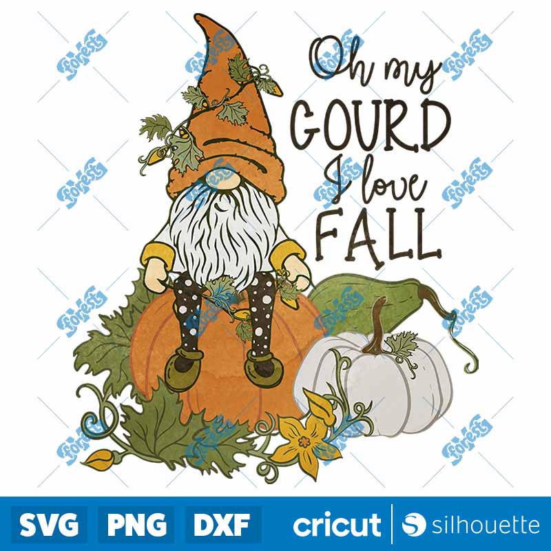 Oh My Gourd I Love Fall PNG