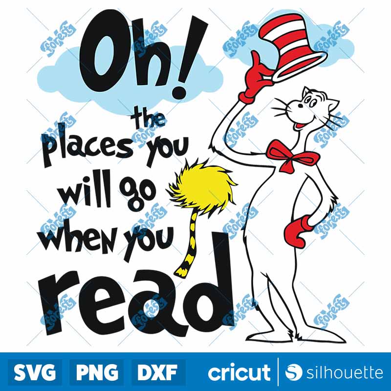 Oh The Places Youll Go Dr
  Seuss SVG-PNG