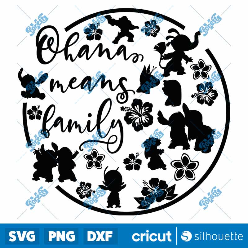 Ohana Means Family SVG