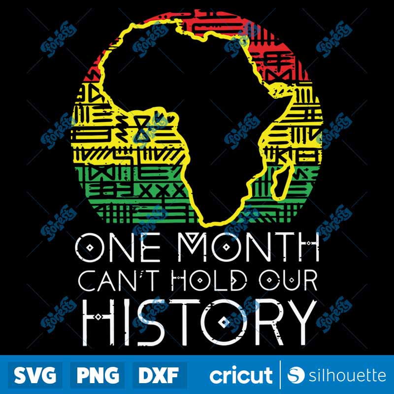 One Month Can't Hold Our
History Pan African Black History