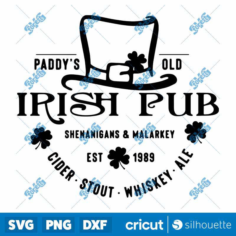 Paddy's old Irish pub SVG