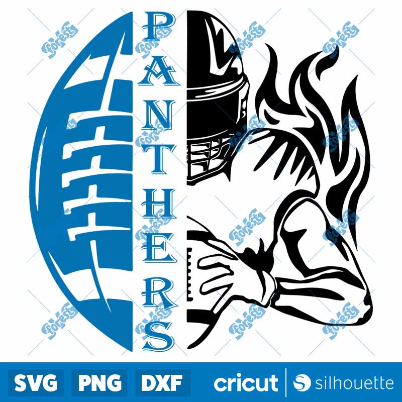 PANTHERS Half Football Half
  Player SVG