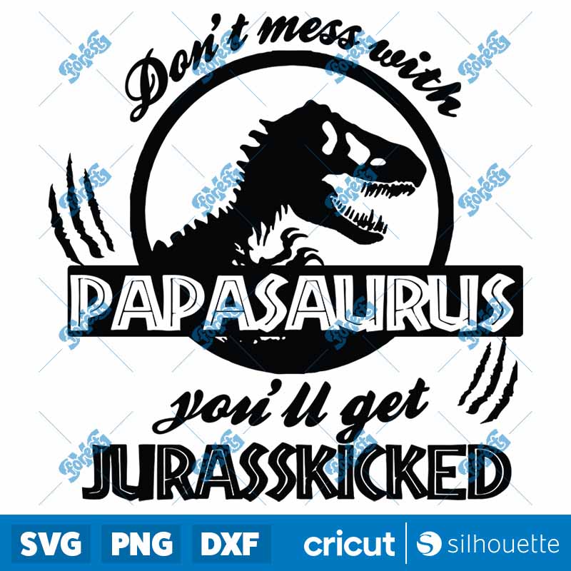 Papa Saurus SVG