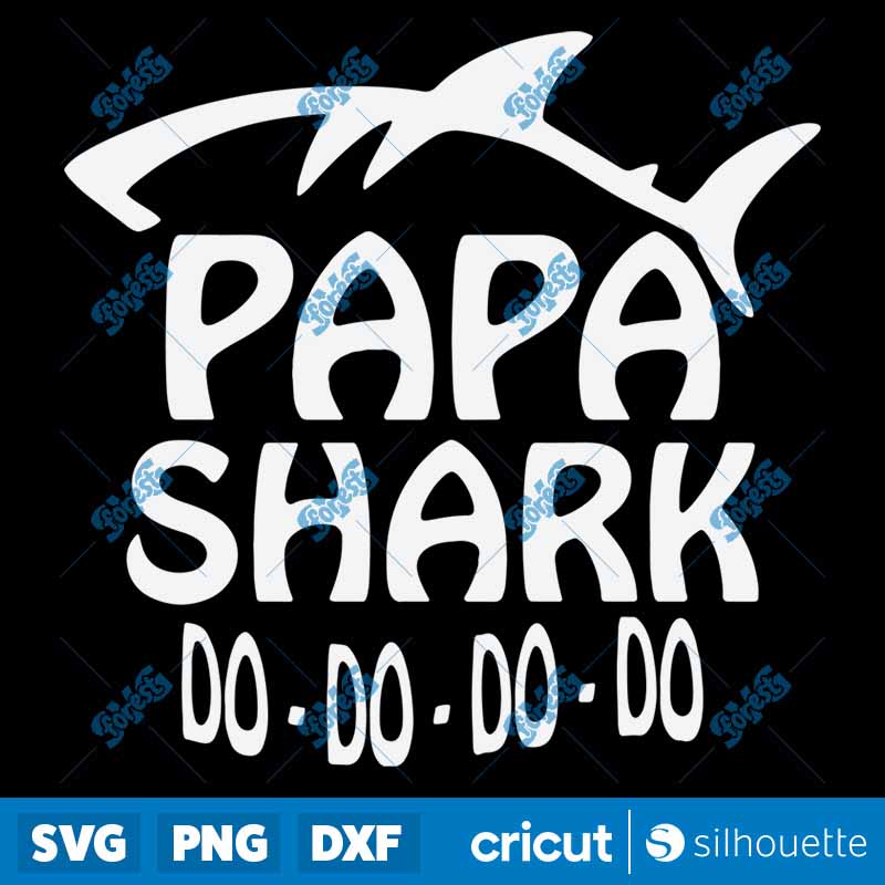 Papa Shark SVG