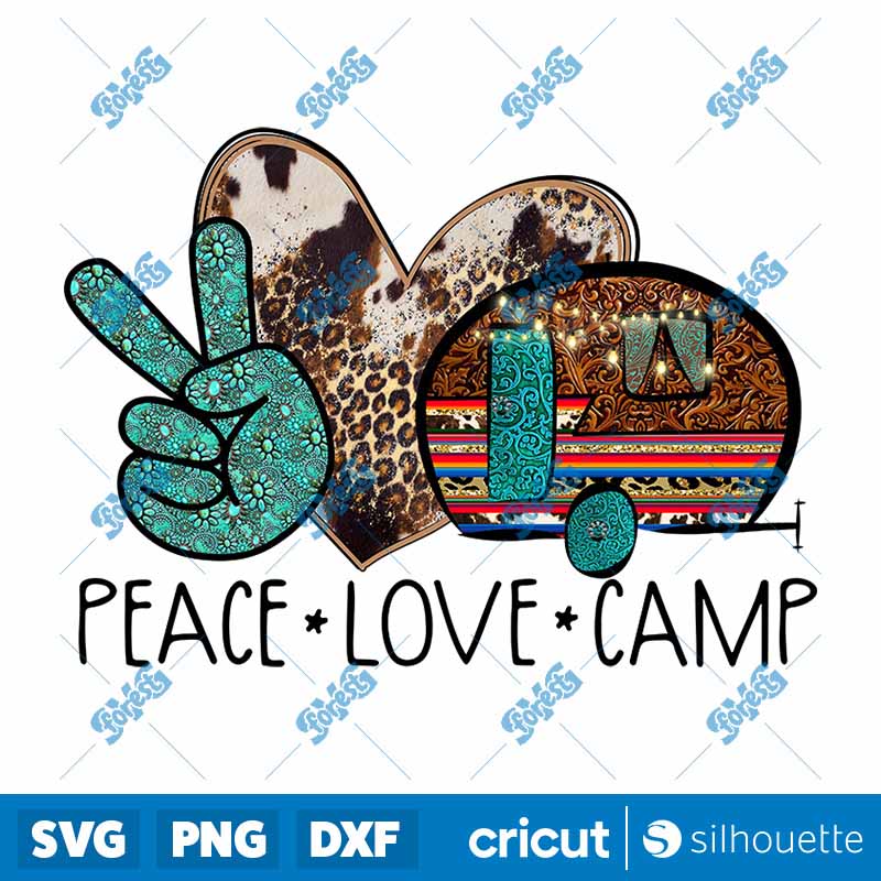 Peace Love camp PNG