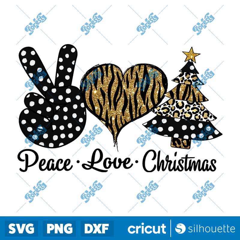 Peace Love Christmas Gold
Pattern PNG