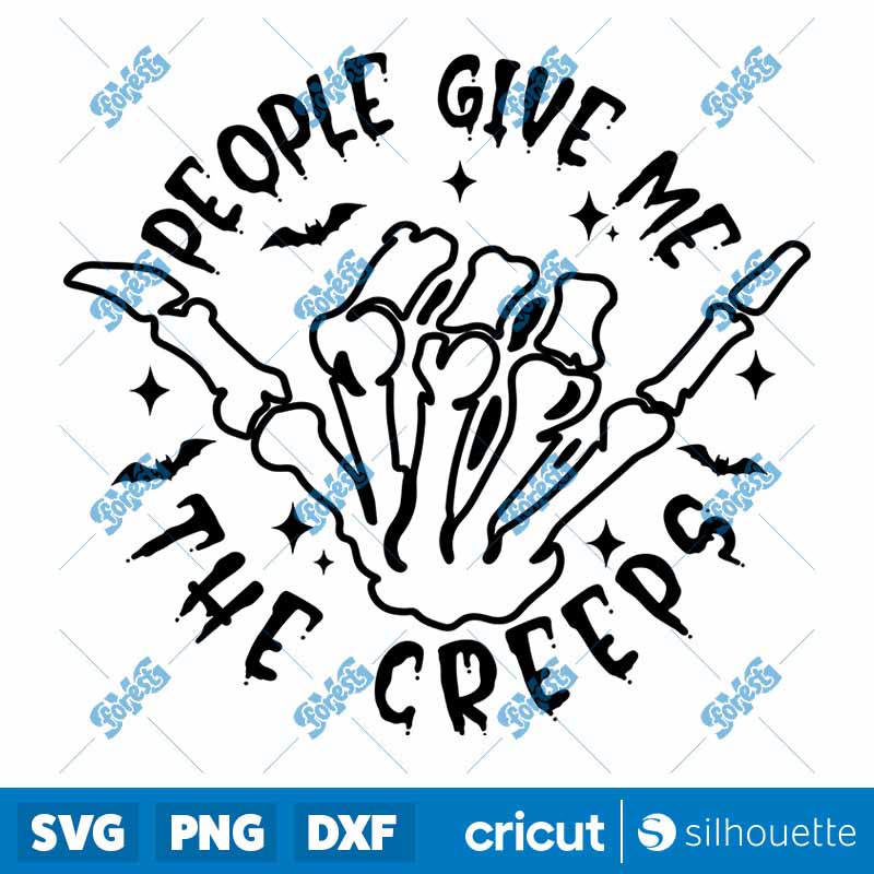 People Give Me The Creeps SVG